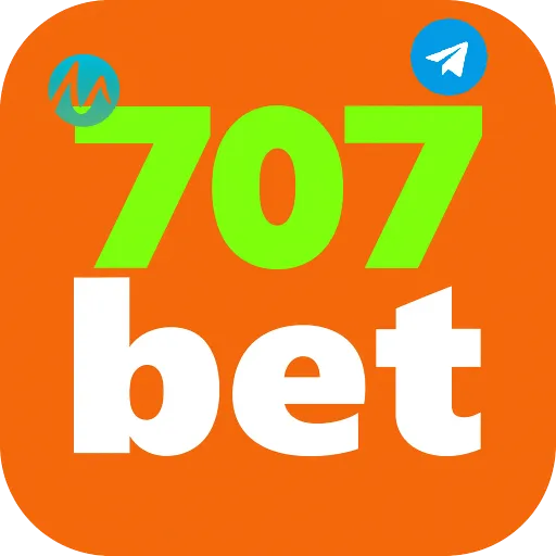 Imagem promovendo o canal oficial da 707bet no Telegram